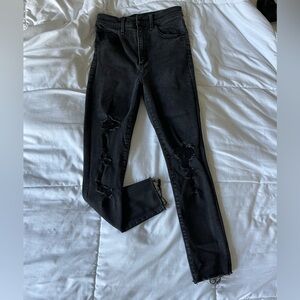 Abercrombie & Fitch Black High Rise Skinny Jeans